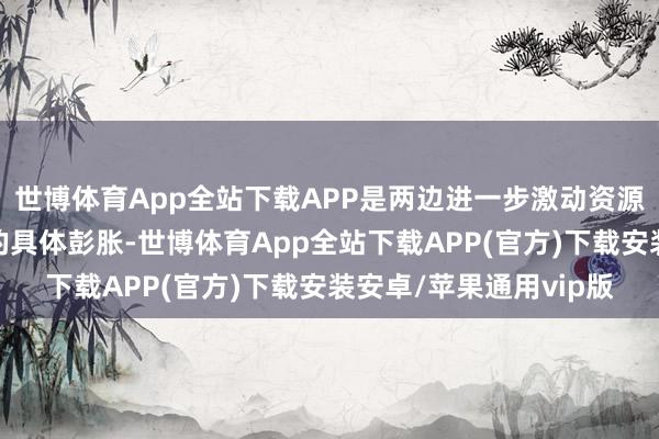世博体育App全站下载APP是两边进一步激动资源设备和物流体系升级的具体彭胀-世博体育App全站下载APP(官方)下载安装安卓/苹果通用vip版