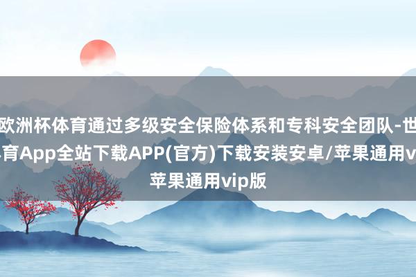 欧洲杯体育通过多级安全保险体系和专科安全团队-世博体育App全站下载APP(官方)下载安装安卓/苹果通用vip版