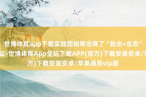 世博体育app下载实践团相等洽商了“技击+生态”的实践研学决议-世博体育App全站下载APP(官方)下载安装安卓/苹果通用vip版