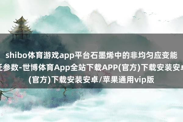 shibo体育游戏app平台石墨烯中的非均匀应变能通过调制电子跃迁参数-世博体育App全站下载APP(官方)下载安装安卓/苹果通用vip版
